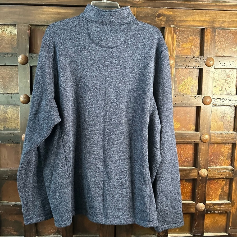 Woolrich Sz XXL Navy 1/4 Zip - Picture 4 of 7
